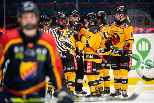 Luleås spelare jublar