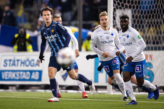 Djurgårdens Hjalmar Ekdal och IFK Norrköpings Henrik