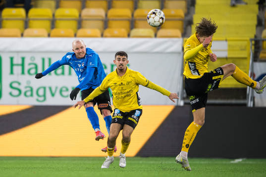 Halmstads Simon Lundevall och Elfsborgs Johannes Abdulahad