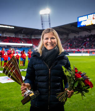 are inför fotbollsmatchen i Superettan mellan Helsingborg och Västerås SK den 27 november 2021 i Helsingborg. 