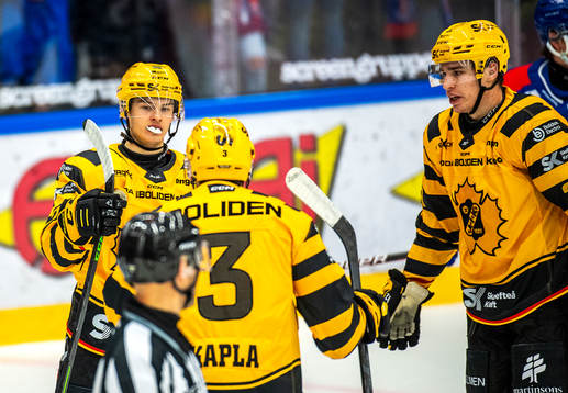 Skellefteås Simon Robertsson jublar