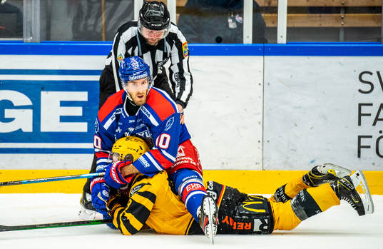 Oskarshamns Dale Weise och Skellefteås Oskar Nilsson