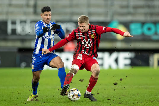 IFK Göteborgs Hosam Aiesh och Östersunds Ludvig Fritzson