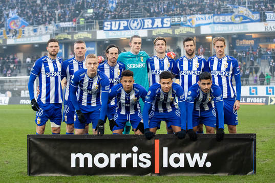 IFK Göteborgs startelva innan fotbollsmatchen i