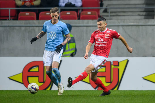Malmö FFs Sören Rieks och Kalmars Emin Nouri