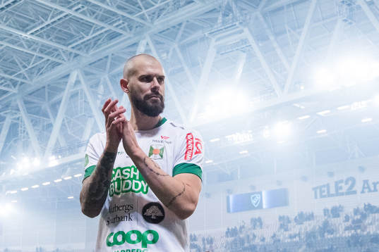 Varbergs Robin Simovic jublar