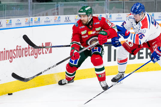 Frölundas Michael Spacek och Oskarshamns Emil Martinsen