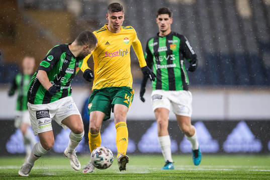 GAIS Malkolm Moenza och Dalkurds Koen Kostons