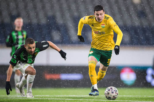 GAIS Malkolm Moenza och Dalkurds Ezequiel Montagna