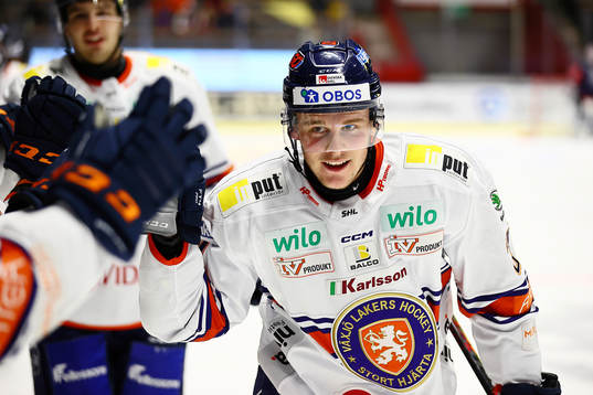 Växjös Olle Lycksell jublar