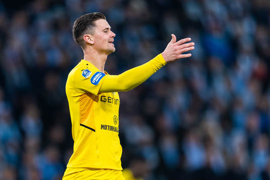 Halmstads Marcus Antonsson reagerar