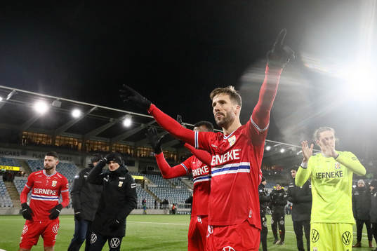 IFK Göteborg med Mattias Bjärsmyr jublar