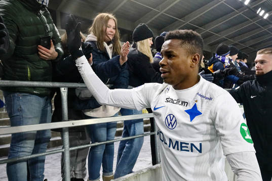 IFK Norrköpings Ishaq Abdulrazaq tackar publiken