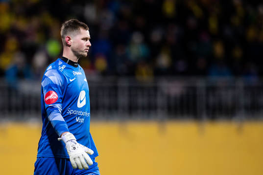Goalkeeper Hannes Lennart Grill of Brann