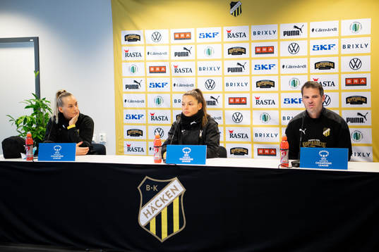 Häckens Stina Blackstenius, Johanna Rytting Kaneryd and