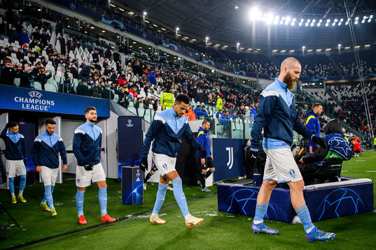 Antonio Colak , Martin Olsson and Jo Inge Berget of Malmö