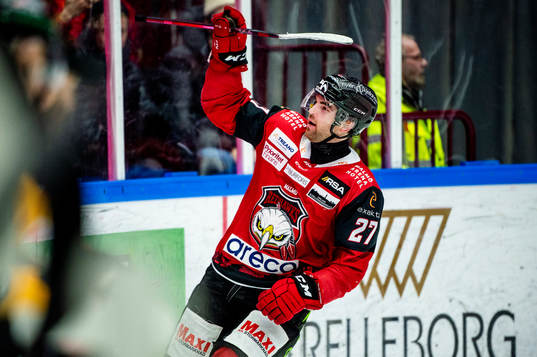 Malmö Redhawks Ponthus Westerholm jublar