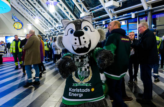 Färjestads maskot Ture Varg