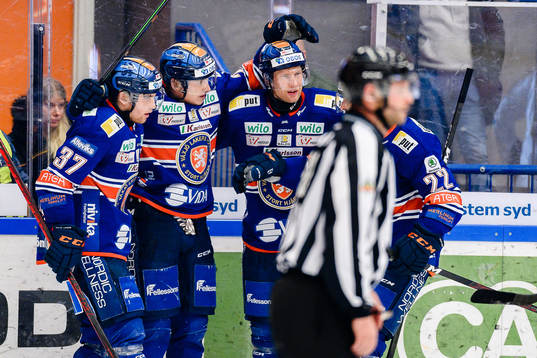 Växjös Glenn Gustafsson, Pontus Holmberg och Richard