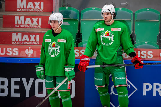 Rögles Samuel Johannesson  och Eric Gelinas