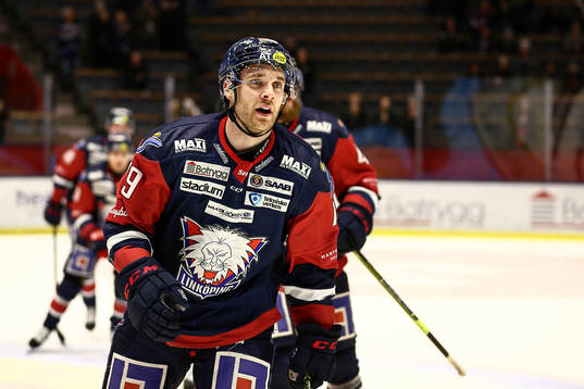 Linköpings Patrick Russel jublar