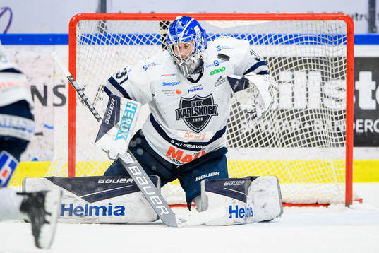 Karlskogas målvakt Marcus Hellgren Smed