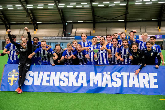 Göteborgs spelare jublar