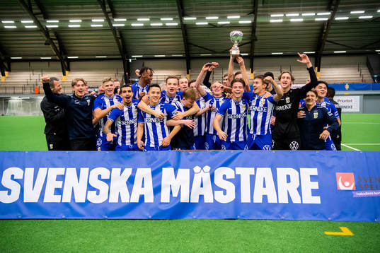 Göteborgs spelare jublar