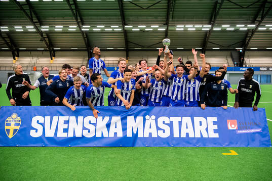 Göteborgs spelare jublar