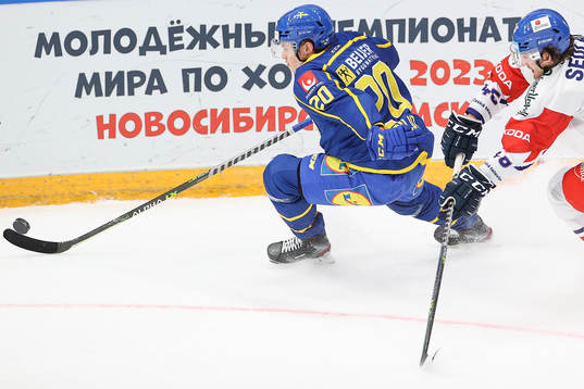 Lawrence Pilut of Sweden and Lukas Sedlak  of Czech Republic