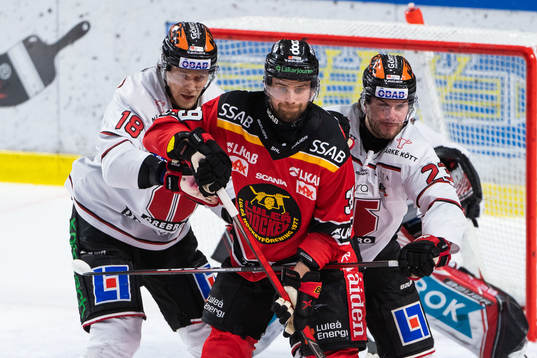 Örebros Rodrigo Abol, Luleås Pontus Själin och Örebros