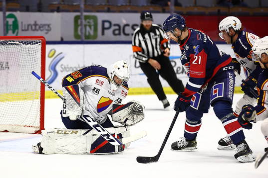 Djurgårdens målvakt Carl Lindbom och Linköpings