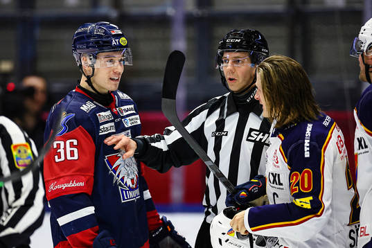 Linköpings Linus Cronholm och Djurgårdens Marcus Sörensen