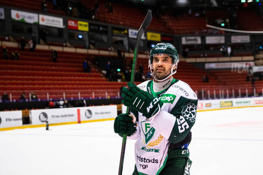 Färjestads Martin Johansson jublar