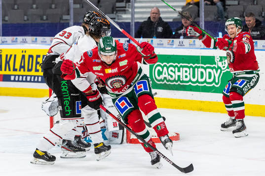 Frölundas Johan Sundström jublar