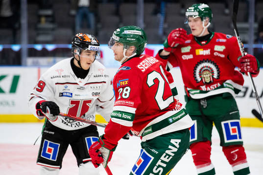 Frölundas Johan Sundström jublar