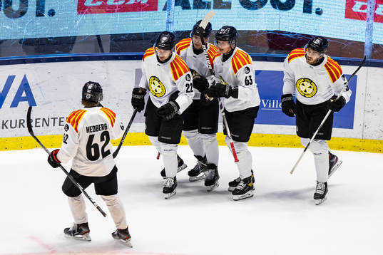 Brynäs Adam Pettersson, Tomi Sallinen och Julius Bergman