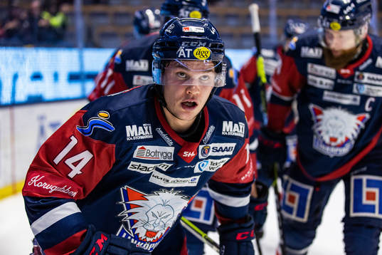 Linköpings Arvid Costmar jublar