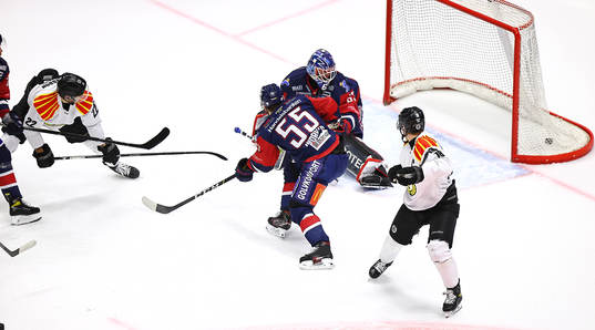 Mål 0-2 av Brynäs Adam Pettersson förbi Linköpings