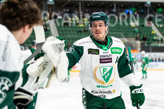 Färjestads Joakim Nygård jublar
