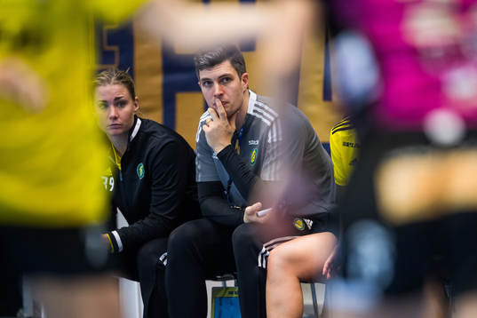 Head coach Rasmus Overby of Sävehof