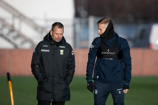 IFK Göteborgs tränare Mikael Stahre och Oscar Wendt