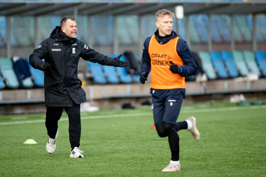 IFK Göteborgs tränare Mikael Stahre och Oscar Wendt