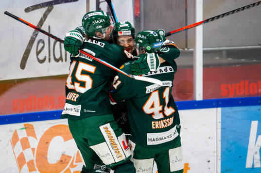 Kristianstads Robin Carlsson, Gustav Olhaver och Melker