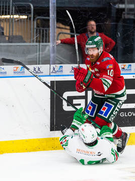 Rögles Dennis Everberg och Frölundas Jens Olsson