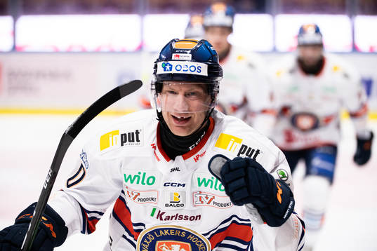 Växjös Richard Gynge jublar