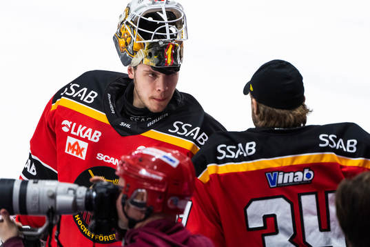 Luleås målvakt Jesper Wallstedt