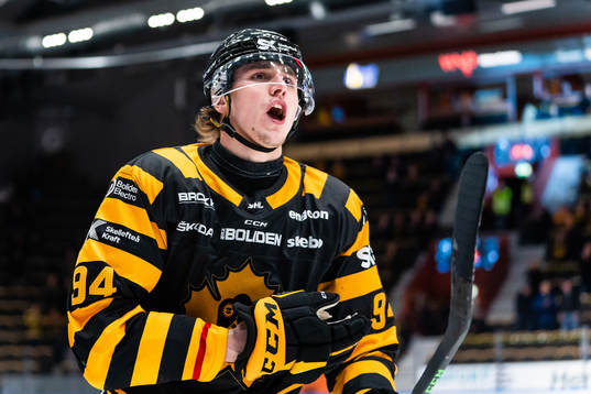 Skellefteås Linus Karlsson jublar