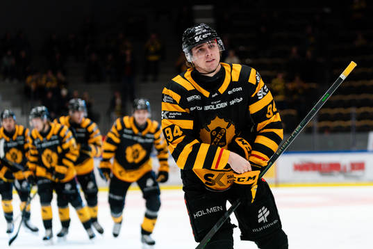 Skellefteås Linus Karlsson jublar