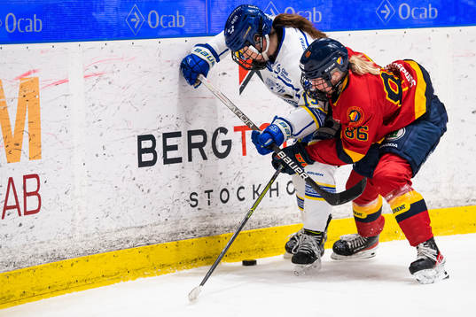 Djurgårdens Selma Tyreskog och Leksands Hanna Sköld